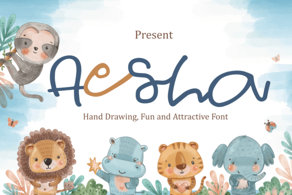 Aesha: A Charming Handwritten Font for Unique Branding