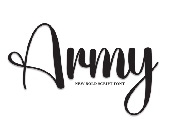 Army: A Premium Script Font for Polished Branding