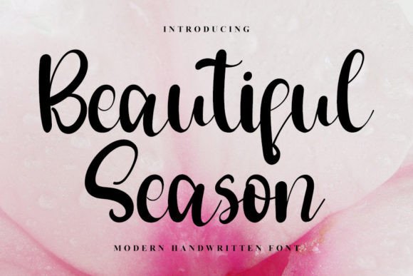 Beautiful Season: A Handwritten Font for Stunning Visuals