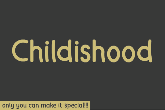 Bring Your Handmade Creations to Life with Childishood Font