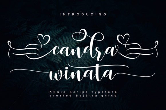 Candra Winata: A Versatile Script Font for Web Design