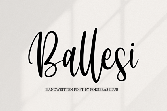 Discover Ballesi: A Handwritten Script Font for Elegant Web Design