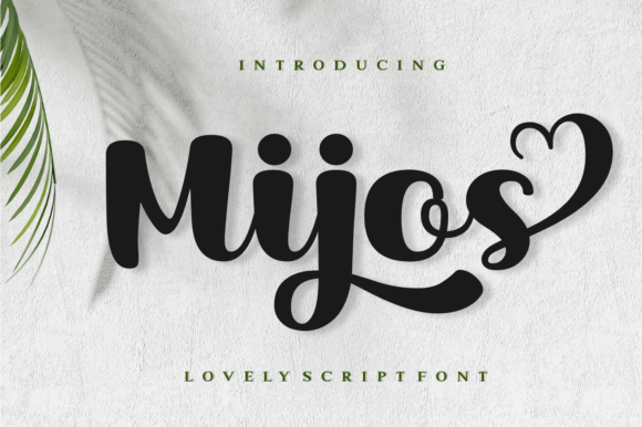 Discover Mijos: A Bold and Gorgeous Handwritten Script Font
