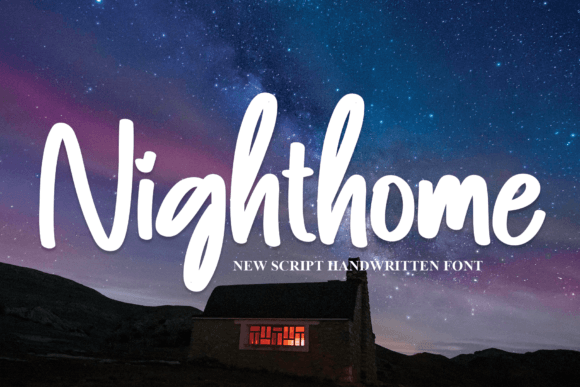 Discover Nighthome: A Handwritten Font for Makers