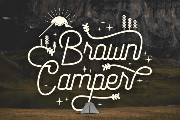 Discover the Charm of Brown Camper: A Versatile Handwritten Font