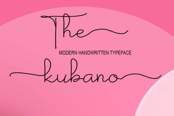 Discover The Kubano: A Quirky Handwritten Font for Creative Projects