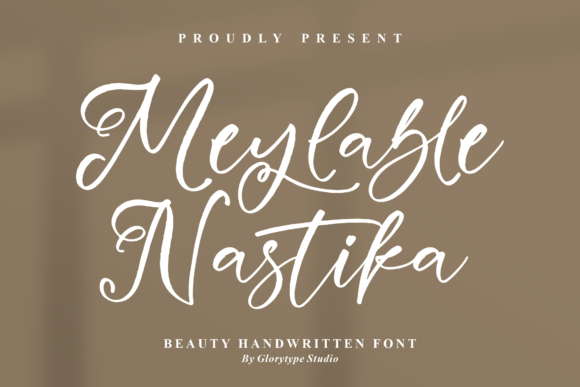 Elevate Your Brand with Meylable Nastika: A Premium Handwritten Font