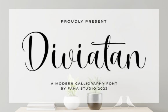 Enhance Your Brand with Diviatan: A Dainty Script Font