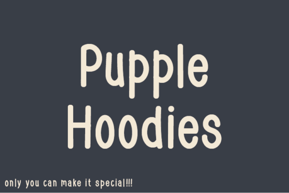 Enhance Your Brand with Pupple Hoodies Font