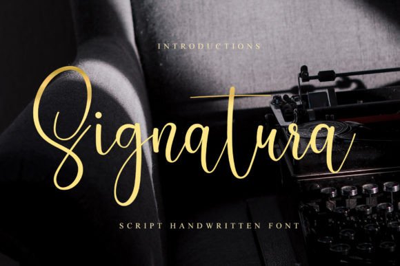 Enhance Your Brand with Signatura: A Refined Handwritten Font
