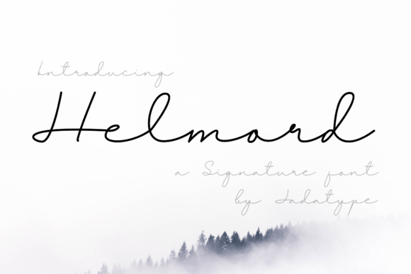 Helmord: A Timeless Monoline Signature Font for Editorial Design