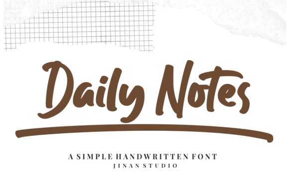 Introducing Daily Notes: A Versatile Handwritten Font