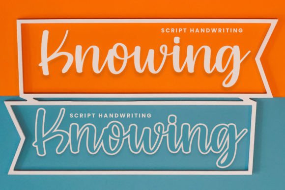 Knowing: A Magical Handwritten Font for Elegant Campaigns