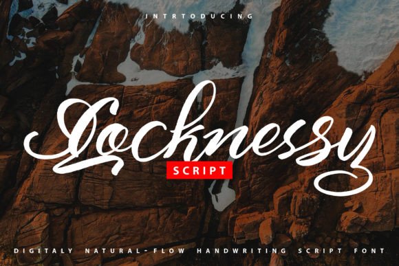 Locknessy: A Handwritten Font for Elegant Branding