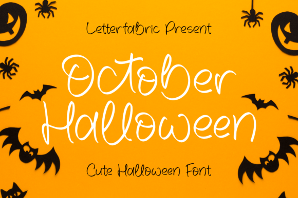 October Halloween: A Whimsical Font for Creative Makers