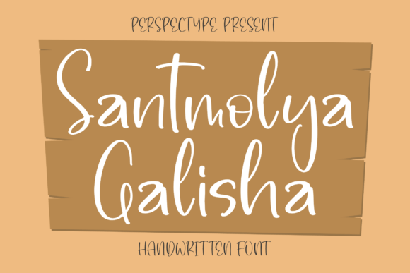 Santmolya Galisha: A Handwritten Font for Crafters and Creators