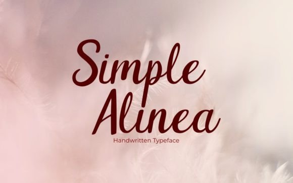 Simple Alinea: Elevate Your Campaigns with a Unique Handwritten Font