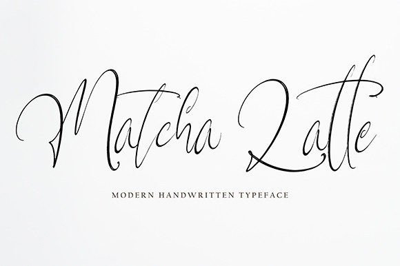 Transform Your Brand with Matchalatte: A Stylish Handwritten Font
