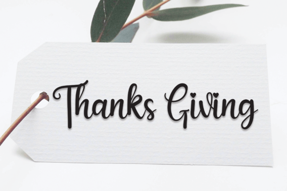 Transform Your Brand with Thanks Giving Font