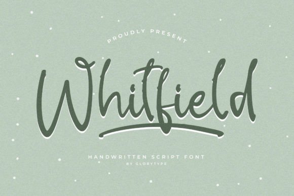 Whitfield: A Handwritten Script Font for Polished Branding