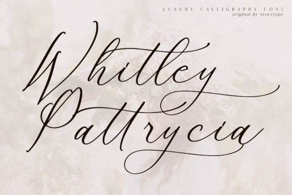 Whitley Pattrycia: A Luxurious Calligraphy Font for Crafters